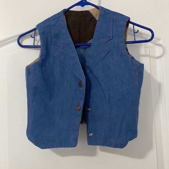 Reversible vintage vest - Picture 5 of 8